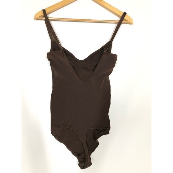 SKIMS Seamless Sculpt Thong Bodysuit Stretch Shapewear Cocoa Brown 4XL NWOT - Picture 5 of 7